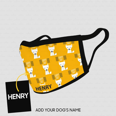 Personalized Dog Gift Idea - Happy Day For Dog Lovers - Cloth Mask